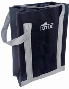 Bolso de la compra Lotus bag negro gris bolso WEG008 - Imagen 1 de 3