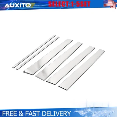 Chrome Pillar Post Trim Fit Lincoln Navigator 1997-2017 Door Window US 6-30X - Imagem 1 de 4