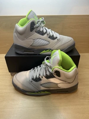 Jordan 5 Retro "Green Bean" Silver/Green Bean-Flint Grey (DQ3734 003) 5.5Y - Image 1 of 4