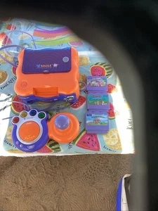 Vtech V.smile TV  Learning System Console + Games - Picture 1 of 1