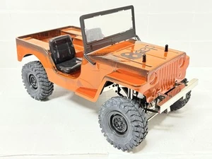 GMADE 1/10 RC JEEP SawBack Military Truck Roller W/servo Scale Crawler New!! - Picture 1 of 21