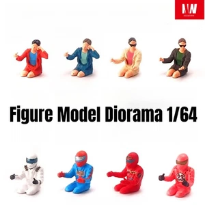 Maßstab 1:64 Diorama Fahrer Figur Modell Stadt Garage Auto Szene Modell Zubehör - Bild 1 von 32