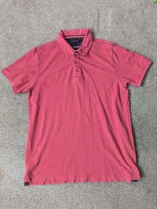 MUSTO Red Yacht Men’s short sleeve Red polo shirt Cotton Size L sailing - Picture 1 of 12