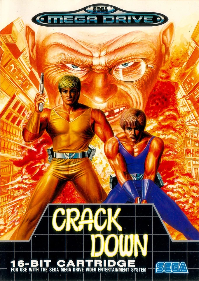Crackdown (Sega Megadrive) *NO BOX * NO MANUAL* - Image 1 of 1