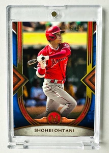2022 Topps Museum Shohei Ohtani BLUE Parallel Card SP #/150 Angels Star! - Picture 1 of 3