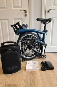 Brompton Electric C Line High - 12-speed Ocean Blue - Picture 1 of 10