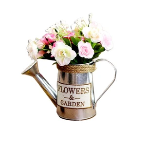  Vintage Gießkanne Blumentopf Retro Desktop-Dekoration Heimdekoration - Bild 1 von 12