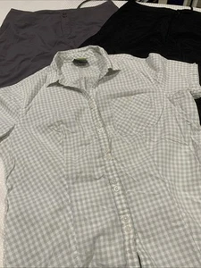 2x Kathmandu Skirt Outdoor/ Hiking / Travel Size 14 Grey And Black And Shirt 16 - Picture 1 of 24