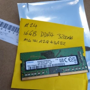 16GB Samsung 1Rx8 PC4-3200AA-SA2-11, DDR4 Laptop Ram M471A2G43AB2-CWE Ref 24 - Afbeelding 1 van 1
