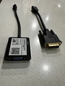 Adaptateur Mini HD vers VGA et adaptateur DVI mâle vers HDMI femelle. - Photo 1/4