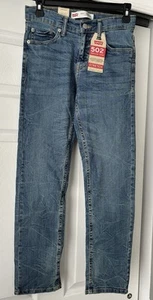 Boy's LEVI'S 502 Regular Taper Stretch Blue Jeans Size 12 Reg / 26 x 26 - NWT - Picture 1 of 6
