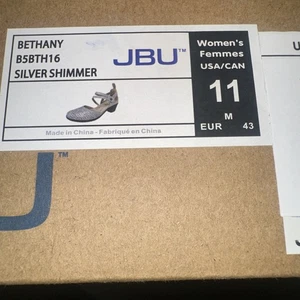 JBU Bethany slip on da donna taglia 11 (M) US - argento lucido - Foto 1 di 7