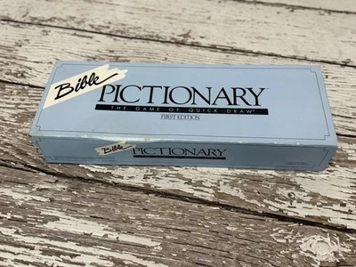 Bible Pictionary Game Vintage 1987 First Edition Quick Draw Age 10+ **COMPLETE** - Image 1 of 4