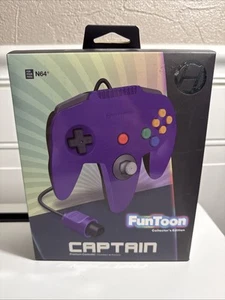 FunToon Wired N64 Controller for NINTENDO 64 Rival Purple (HYPERKIN) - Picture 1 of 4