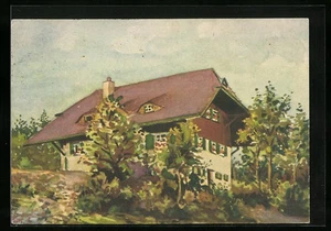 Göppingen, Wasserberghaus mit Jugendherberge, Ansichtskarte 1926  - Picture 1 of 2