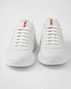 ZAPATILLAS PRADA AMERICA'S CUPS PLATEADAS NUEVAS EN CAJA TALLA 10 $875 - Imagen 1 de 5