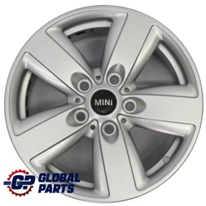 Mini R60 R61 Silver Wheel Alloy Rim 16" 6,5J ET:46 5 Star Air Spoke 140 9811729 - Picture 1 of 12