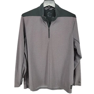 Nike Herren Pullover Shirt XL Golf DriFit 1/4 Zip lila grau leicht - Bild 1 von 11