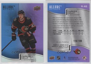 2021-22 Upper Deck Allure Rainbow Blue Purple /199 Parker Kelly #R-46 Rookie RC