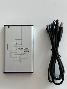 Transcend StoreJet USB External Hard Drive Backup Drive 750GB - Picture 1 of 4