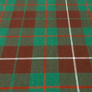 Material pesado 16 oz tela MacKinnon caza tartán antiguo 1 metro - Imagen 1 de 2