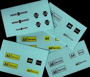 DINKY 274 AA MINI VAN TRANSFERS/DECALS - Picture 1 of 6