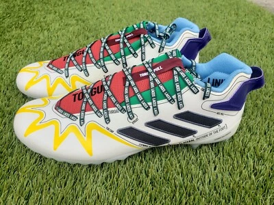 Adidas Freak 22 MultiColored Super Bowl Football Cleats GX8751  Men's Size 13 - Image 1 of 4
