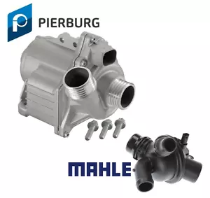 Electric Water Pump w/ Bolts OE Pierburg + Thermostat OE Mahle for BMW 3.0L - Picture 1 of 1