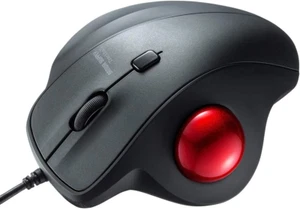 Wired Ergonomic Trackball Mouse Optical Vertical Rollerball Mice Silent Butto... - Picture 1 of 9