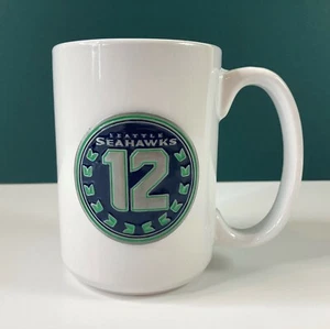 Seattle Seahawks "12" 12. Mann Fan Kaffee Tee Becher 15 Unzen tolle amerikanische Produkte - Bild 1 von 7