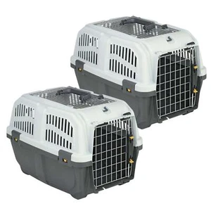 2er Sparpack Transportbox Hundebox Katzenbox SKUDO 2 OPEN - Bild 1 von 2