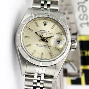 Rolex Lady Date Steel Silver Index 79190 Jubilee - Pre-owned - Picture 1 of 8