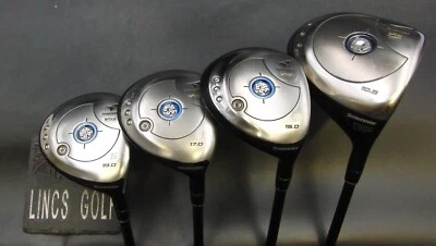 Set of 4 Bridgestone Tourstage ViQ 10.5° Driver & 15° 3 + 17° 4 + 19° 5 Woods - Image 1 of 4