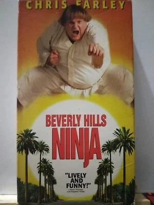 Beverly Hills Ninja (VHS, 1997) Chris Farley, Robin Shou, Chris Rock [Comedy] - Image 1 of 3