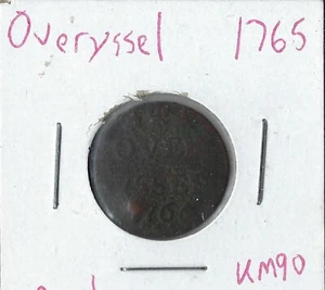 Moneda Overijssel (Países Bajos) 1 Duit 1765 KM90 - Imagen 1 de 3