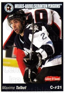 2004-05 Wilkes-Barre Scranton Penguins #18 Maxime Talbot - Picture 1 of 1