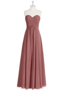 AZAZIE Jada Desert Rose Brautjungfer, Abendkleid Neu mit Etikett - Bild 1 von 3