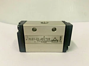 PIMATIC 3121-21-401710 3/2-Way Air-Pilot Pneumatic Directional Valve 1/8" - Picture 1 of 4