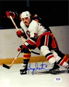 Bryan Trottier autographed signed 8x10 photo NHL New York Islanders PSA COA - Picture 1 of 1