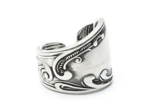 Besteckring Unikat Ring aus antikem Löffel Miniblings Herren Upcycling LR7 - Picture 1 of 5