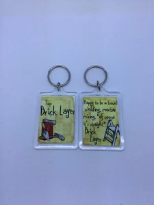 Top Brick Layer Keyring - Xmas Gift Present Idea - Picture 1 of 3