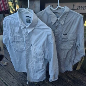 Columbia Titanium Long Sleeve Size Large Qty 2 - Picture 1 of 7