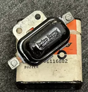 1955-64 GM & WHITE CAMIÓN FRENO DE AIRE PRESIÓN ZUMBADOR ALARMA DELCO REMY 1116882 NOS - Imagen 1 de 3