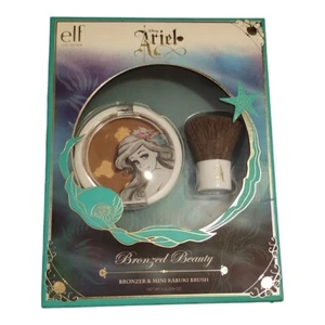 New Elf Disney Ariel Bronzed Beauty Bronzer & Mini Brush Limited Edition Rare - Picture 1 of 2