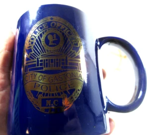 Ciudad de Gastonia Carolina del Norte Oficial de Policía Promoción Taza de Café - Imagen 1 de 9