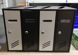 CASSETTA POSTALE CASELLARI POSTALI BLOCCHIERA BIANCO - NERO OTTIME CONDIZIONI - Picture 1 of 1