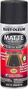 Rust-Oleum 263422 Matte Black Automotive Spray Paint - 12 oz Free Shipping - Picture 1 of 3