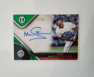 2017 Topps Tribute Green Autogramm 25/99 (Marcus Stroman #TA-MS) Toronto Blue Jays - Bild 1 von 3