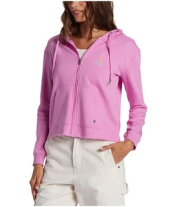 Roxy Womens Desert Escape Zip Up Hoodie Sweatshirt, Pink, Juniors, Small - Picture 1 of 1