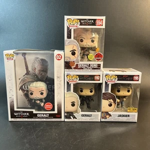 4 Funko Pop! Figure The Witcher Geralt #02 #554 Glow In Dark #1192 Jaskier Lot - Picture 1 of 12